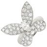 グラフ GRAFF ミニパヴェ バタフライ ダイヤモンド ホワイトゴールド K18WG ダイヤモンド リング 指輪 GRAFF ホワイトゴールド K18WG 蝶 マーキスカット 5.5号
