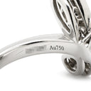 グラフ GRAFF ミニパヴェ バタフライ ダイヤモンド ホワイトゴールド K18WG ダイヤモンド リング 指輪 GRAFF ホワイトゴールド K18WG 蝶 マーキスカット 5.5号