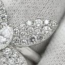 グラフ GRAFF ミニパヴェ バタフライ ダイヤモンド ホワイトゴールド K18WG ダイヤモンド リング 指輪 GRAFF ホワイトゴールド K18WG 蝶 マーキスカット 5.5号