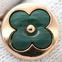 ルイヴィトン LOUIS VUITTON サンブロッサム ミニ Q9S80A ピンクゴールド×グリーン K18PG ダイヤモンド マラカイト #52(JP12) リング 指輪 1Pダイヤ AU750 18K マラカイト フラワー 花 グリーン 9.5号