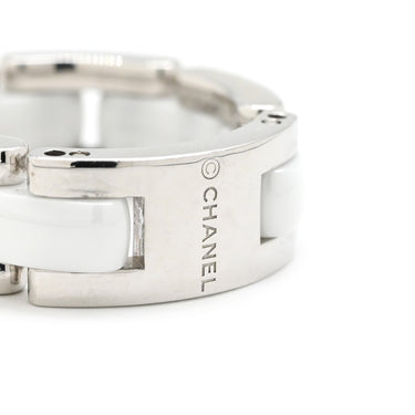 シャネル CHANEL ウルトラ コレクション MM ダイヤリング ホワイト×ホワイトゴールド K18WG セラミック ダイヤモンド T50(JP10) リング 指輪 白 WG Au750 18K 18金 10号