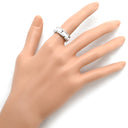 シャネル CHANEL ウルトラ コレクション MM ダイヤリング ホワイト×ホワイトゴールド K18WG セラミック ダイヤモンド T50(JP10) リング 指輪 白 WG Au750 18K 18金 10号