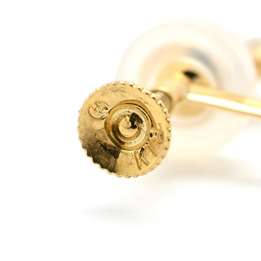 TASAKI TASAKI パール パールホワイト×イエローゴールド K18YG パール イヤリング 750YG Au750 フープ風 小粒パール 9粒