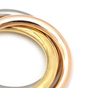 カルティエ Cartier トリニティ ペンダント イエローゴールドXピンクゴールドXホワイトゴールド K18PG K18YG K18WG ダイヤモンド ネックレス 3カラー 18金 750 3連 5Pダイヤモンド