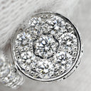 カルティエ Cartier ジュストアンクル SMリング ダイヤ ホワイトゴールド K18WG ダイヤモンド #52(JP12) リング 指輪 Au750 WG スモール セミパヴェ