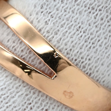 フレッド FRED シャンス アンフィニ ハーフ ダイヤモンド 4B0868 ピンクゴールド K18PG ダイヤモンド ＃48 リング 指輪 Au750 18K ダブルループ ミディアム 8.5号