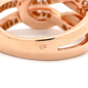 フレッド FRED シャンス アンフィニ ハーフ ダイヤモンド 4B0868 ピンクゴールド K18PG ダイヤモンド ＃48 リング 指輪 Au750 18K ダブルループ ミディアム 8.5号