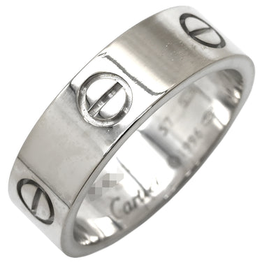 カルティエ Cartier ラブリング B4084700 ホワイトゴールド K18WG #57(JP17) リング 指輪 クラシックモデル LOVE Ring 750 18K WG 18金 16号