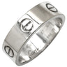 カルティエ Cartier ラブリング B4084700 ホワイトゴールド K18WG #57(JP17) リング 指輪 クラシックモデル LOVE Ring 750 18K WG 18金 16号