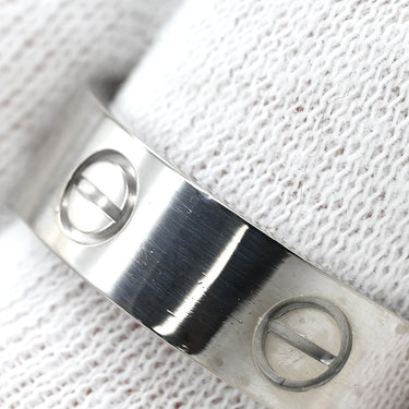 カルティエ Cartier ラブリング B4084700 ホワイトゴールド K18WG #57(JP17) リング 指輪 クラシックモデル LOVE Ring 750 18K WG 18金 16号