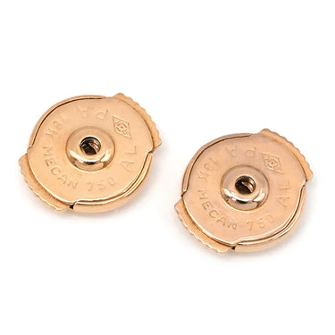 カルティエ Cartier トリニティ ダイヤ スリーカラー K18YG K18PG K18WG ダイヤモンド ピアス 1Pダイヤ 3連 18K 750 YG PG WG