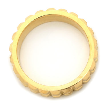 ブシュロン BOUCHERON キャトル クル ド パリ ミディアム イエローゴールド K18YG リング 指輪 イエローゴールド YG ポワントディアマン 2ロウ 2rows 8号