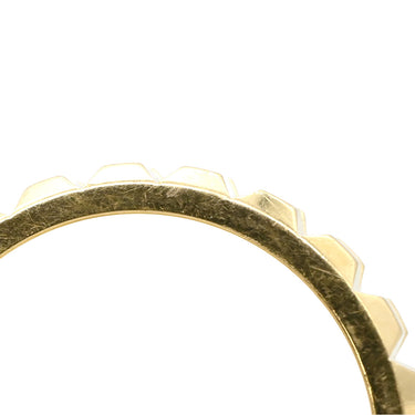 ブシュロン BOUCHERON キャトル クル ド パリ ミディアム イエローゴールド K18YG リング 指輪 イエローゴールド YG ポワントディアマン 2ロウ 2rows 8号