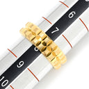 ブシュロン BOUCHERON キャトル クル ド パリ ミディアム イエローゴールド K18YG リング 指輪 イエローゴールド YG ポワントディアマン 2ロウ 2rows 8号