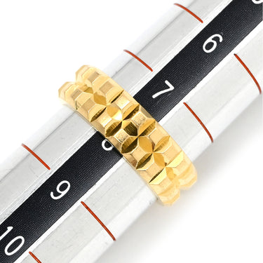 ブシュロン BOUCHERON キャトル クル ド パリ ミディアム イエローゴールド K18YG リング 指輪 イエローゴールド YG ポワントディアマン 2ロウ 2rows 8号