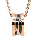 ブルガリ BVLGARI ビーゼロワン レジェンド ネックレス CL858532 ピンクゴールド×ブラック K18PG セラミック ネックレス B-zero1 ピンクゴールド 750 18K 18金 ペンダント ブラック