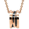 ブルガリ BVLGARI ビーゼロワン レジェンド ネックレス CL858532 ピンクゴールド×ブラック K18PG セラミック ネックレス B-zero1 ピンクゴールド 750 18K 18金 ペンダント ブラック
