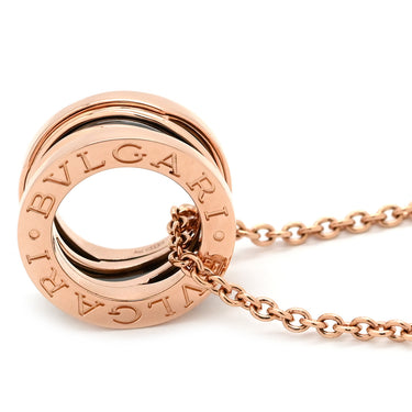 ブルガリ BVLGARI ビーゼロワン レジェンド ネックレス CL858532 ピンクゴールド×ブラック K18PG セラミック ネックレス B-zero1 ピンクゴールド 750 18K 18金 ペンダント ブラック