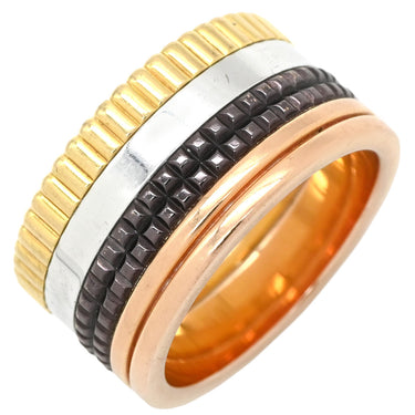 ブシュロン BOUCHERON キャトル クラシック ラージ JRG00257 4カラー K18YG K18PG K18WG ブラウンPVD ＃T56(JP16) リング 指輪 750 18K ブラウンPVD 15.5号