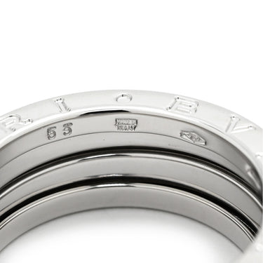 ブルガリ BVLGARI ビーゼロワン B-zero1 3バンドリング ホワイトゴールド K18WG #53 リング 指輪 BVLGARI ホワイトゴールド WG Au750 18K 18金 12.5号