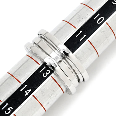 ブルガリ BVLGARI ビーゼロワン B-zero1 3バンドリング ホワイトゴールド K18WG #53 リング 指輪 BVLGARI ホワイトゴールド WG Au750 18K 18金 12.5号