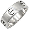 カルティエ Cartier ラブリング クラシックモデル B4084752 ホワイトゴールド K18WG #52 リング 指輪 LOVE Ring K18WG Au750 18K 12号