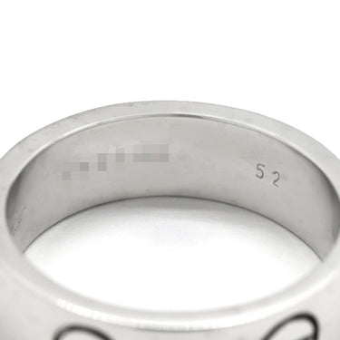 カルティエ Cartier ラブリング クラシックモデル B4084752 ホワイトゴールド K18WG #52 リング 指輪 LOVE Ring K18WG Au750 18K 12号