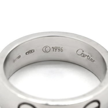 カルティエ Cartier ラブリング クラシックモデル B4084752 ホワイトゴールド K18WG #52 リング 指輪 LOVE Ring K18WG Au750 18K 12号