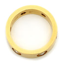 カルティエ Cartier ラブリング フルダイヤ イエローゴールド K18YG ダイヤモンド #60 リング 指輪 LOVE Ring イエローゴールド YG Au750 18K 18金 6P 6石 6粒 11号