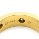 カルティエ Cartier ラブリング フルダイヤ イエローゴールド K18YG ダイヤモンド #60 リング 指輪 LOVE Ring イエローゴールド YG Au750 18K 18金 6P 6石 6粒 11号