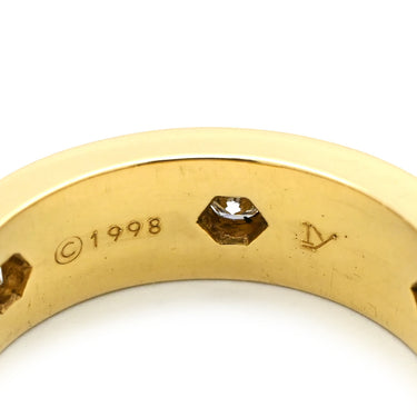 カルティエ Cartier ラブリング フルダイヤ イエローゴールド K18YG ダイヤモンド #60 リング 指輪 LOVE Ring イエローゴールド YG Au750 18K 18金 6P 6石 6粒 11号