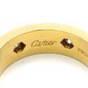 カルティエ Cartier ラブリング フルダイヤ イエローゴールド K18YG ダイヤモンド #60 リング 指輪 LOVE Ring イエローゴールド YG Au750 18K 18金 6P 6石 6粒 11号