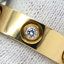 カルティエ Cartier ラブリング フルダイヤ イエローゴールド K18YG ダイヤモンド #60 リング 指輪 LOVE Ring イエローゴールド YG Au750 18K 18金 6P 6石 6粒 11号
