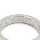 カルティエ Cartier タンクリング ブルー×ホワイトゴールド K18WG アクアマリン #53(JP13) リング 指輪 青 Au750 18KWG アクアマリン スクエアカット 13号