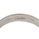 カルティエ Cartier トリニティ クラシック セラミック ホワイトゴールド K18WG #48(JP8) リング 指輪 750 18K WG 単色 3連 7.5号