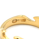 ジョージジェンセン Georg Jensen イエローゴールド×ピンクゴールド K18YG K18PG リング 指輪 K18YG×K18PG Au750 18K 18金 2連 2重 13.5号