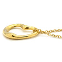 ティファニー Tiffany & Co オープンハート イエローゴールド K18YG ネックレス T＆Co. イエローゴールド YG Au750 18K 18金 エルサペレッティ