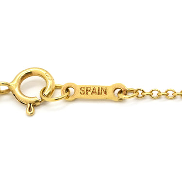 ティファニー Tiffany & Co オープンハート イエローゴールド K18YG ネックレス T＆Co. イエローゴールド YG Au750 18K 18金 エルサペレッティ