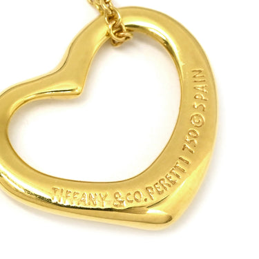 ティファニー Tiffany & Co オープンハート イエローゴールド K18YG ネックレス T＆Co. イエローゴールド YG Au750 18K 18金 エルサペレッティ