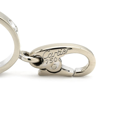 カルティエ Cartier ラブチャーム フルダイヤ ホワイトゴールド K18WG ダイヤモンド ペンダントトップ 6Pダイヤ 750WG 18K