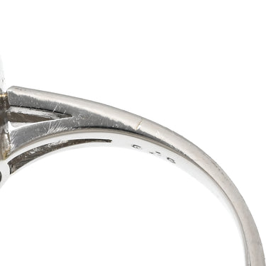 ノンブランド NON BRAND スターサファイア ダイヤ ブルー×プラチナシルバー Pt900 サファイア リング 指輪 13.50ct オーバルカボションカット Pt900 青 艶消し加工 マット仕上げ 天然石 10号