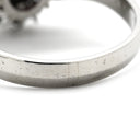 ノンブランド NON BRAND スタールビー 3.43ct ダイヤ ピンクレッド×プラチナシルバー Pt900 ルビー ダイヤモンド リング 指輪 赤 ピンク 1P 1石 1粒 プラチナ Pt900 メレ パヴェ バケット オーバル カボション 12号