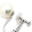 ノンブランド NON BRAND パール 8.5mm 両耳用 パールホワイト×ホワイトゴールド K14WG パール イヤリング K14WG 1P 1粒 あこや アコヤ 真珠 ラウンドシェイプ