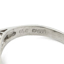 ノンブランド NON BRAND ダイヤモンド 0.50ct リング プラチナシルバー Pt900 ダイヤモンド リング 指輪 V字 Vライン プラチナ900 11号