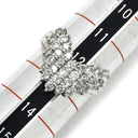 ノンブランド NON BRAND ダイヤ 1.0ct プラチナシルバー Pt900 ダイヤモンド リング 指輪 Pt900 パヴェ メレ V字デザイン Vライン 12.5号