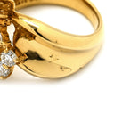 ノンブランド NON BRAND ダイヤリング イエローゴールド K18YG ダイヤモンド リング 指輪 K18 Au750 YG 1.53ct ダイヤモンド クラスターセッティング 11号