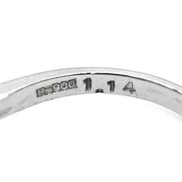 ノンブランド NON BRAND ダイヤモンド 1.14ct プラチナシルバー Pt900 ダイヤモンド リング 指輪 V字 Vライン プラチナ900 PM900 マーキスカット 7石 12号
