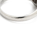 ノンブランド NON BRAND スタールビー 1.96ct ダイヤ レッドXプラチナシルバー Pt900 ルビー ダイヤモンド リング 指輪 赤 1粒 テーパー メレダイヤ オーバルカボションカット プラチナ 13.5号