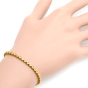 ノンブランド NON BRAND テニスブレスレット 1.0ct ダイヤモンド イエローゴールド K18YG ダイヤモンド ブレスレット 18K 750 YG 18金