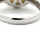 ノンブランド NON BRAND 白蝶パール ダイヤリング プラチナシルバー Pt900 パール ダイヤモンド リング 指輪 1粒 1P プラチナ900 11.5号